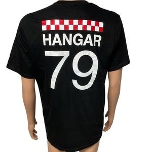 DISTRICT Pacific Aviation Museum Unisex Black L Pearl Harbor HANGAR 79 Tee NWT